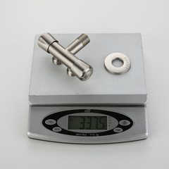 304 stainless steel high-pressure toilet flushing nozzle set, female wash spray head one inlet two outlets toilet companion