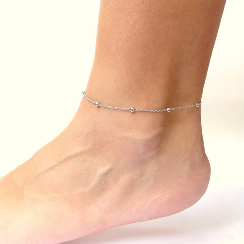 Fashion Bead Chain Foot Chain Classic Bead Chain Handmade Foot Ornaments