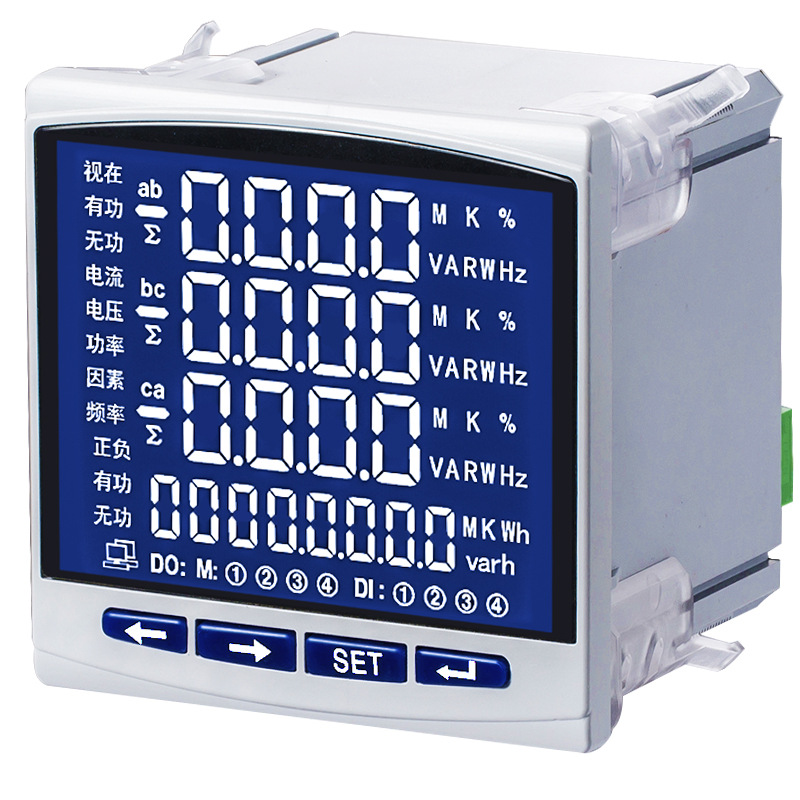 多功能电力仪表三相电流功率电能组合一体电量表智能高精度电表