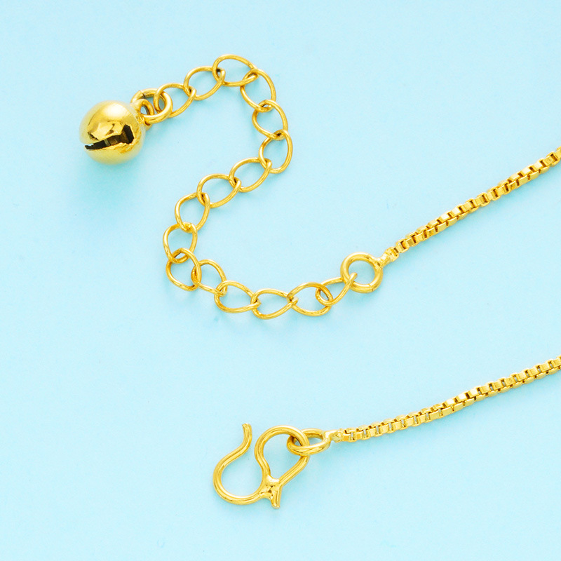 Imitación oro borla tobillera Vietnam arena oro moda doble línea amor tobillera europea y americana tobillera al por mayor