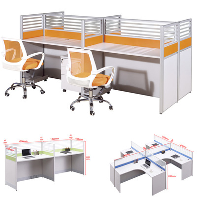 辦公屏風卡位隔斷辦公桌員工桌簡約組合電腦桌廠家直銷辦公家具