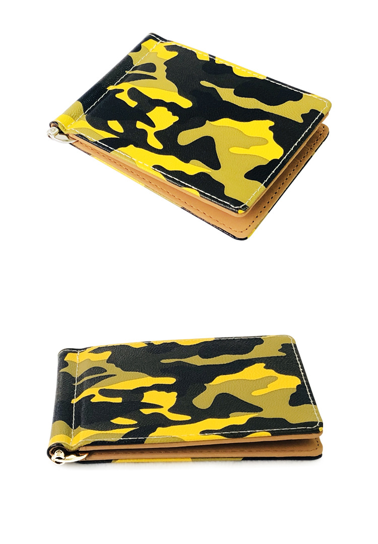 Korean  new creative PU camouflage walletpicture2