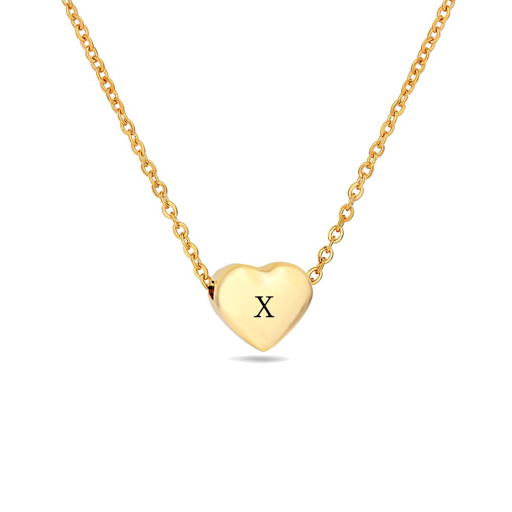 Style Simple Forme De Cœur Acier Au Titane Pendentif display picture 3