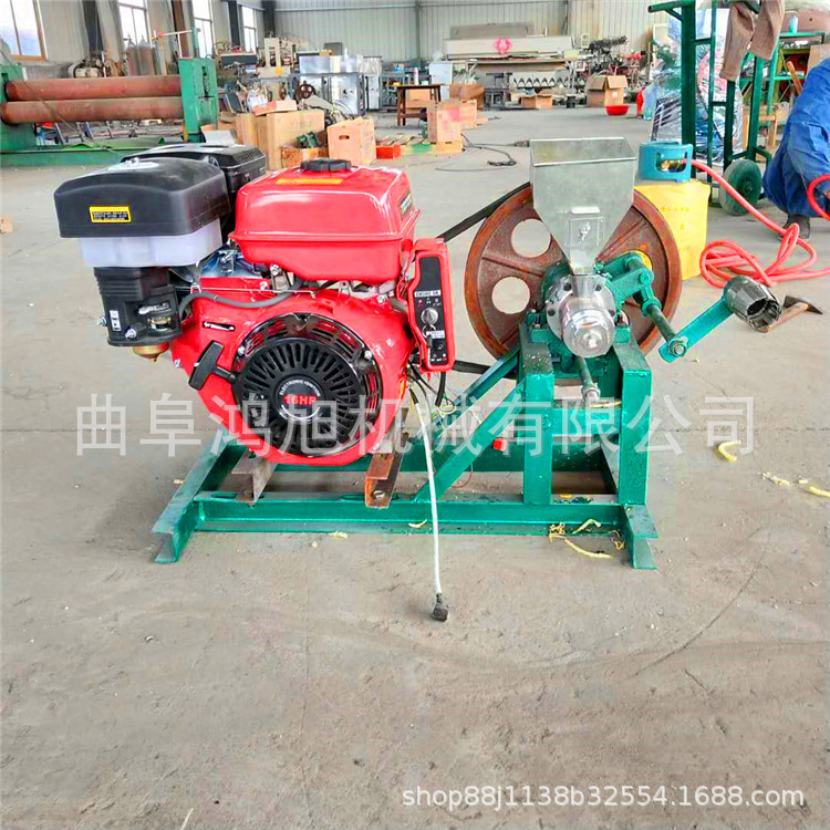 自动断料杂粮膨化机 赶集摆摊汽油机电启动爆花机 玉米空心棒食品