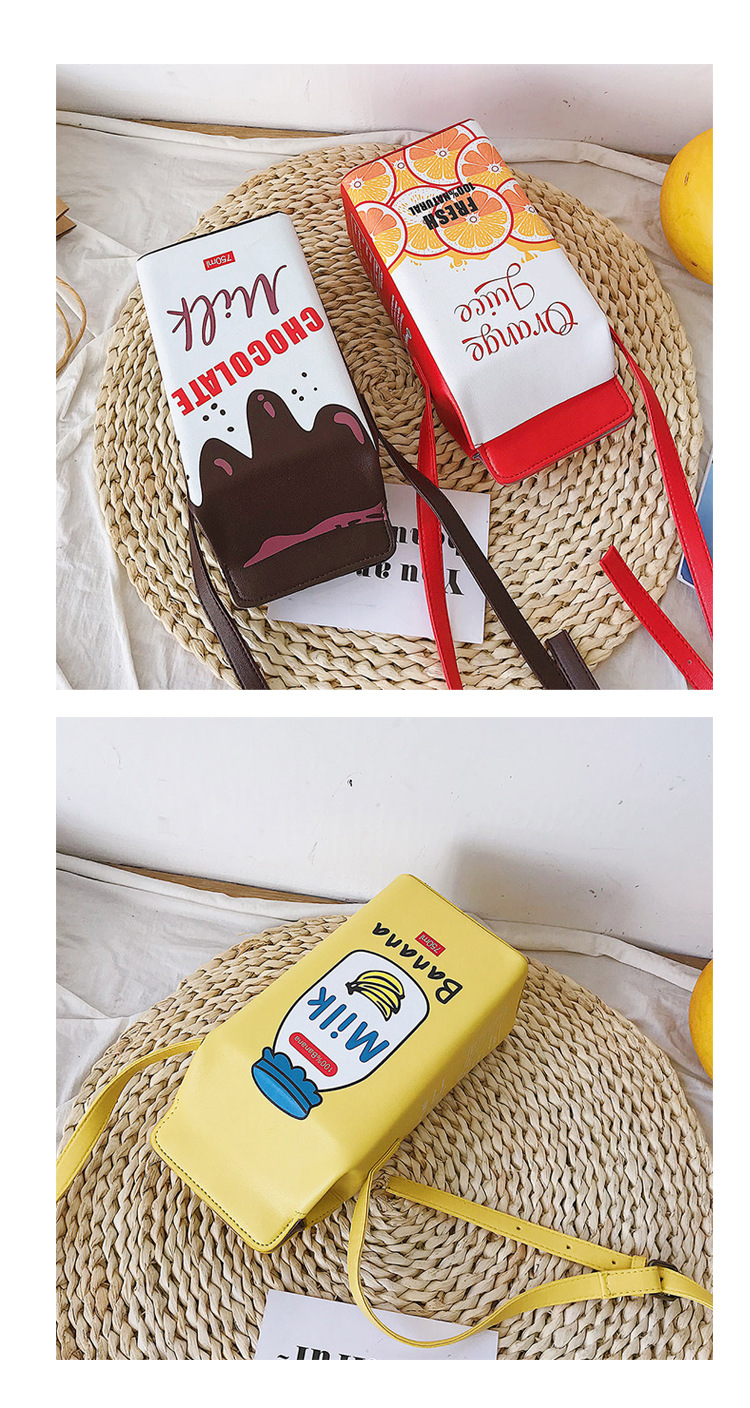 397g Weight Polyester Lining Material Magnetic Buckle Closure Type Single Shoulder Strap Strap Type Square Bag Bags Type Casual, Daily Occasion Pu Leather Material Fruit Pattern All Seasons Season Women'S Gender Cute Style Square Shape Orange, Rose Red Color Small Size Women's Small Pu Leather Square Bag Shoulder Bag 38