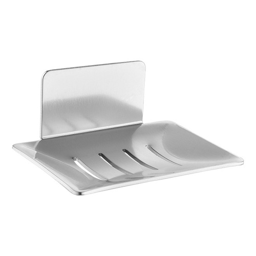 Hole-free space aluminum bathroom soap dish soap holder, bathroom soap box, bathroom drain soap net shelf
