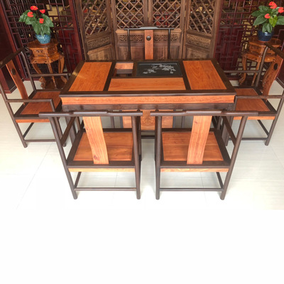 中式茶桌椅组合 功夫茶几茶台 实木仿古喝茶桌子茶台厂家供应