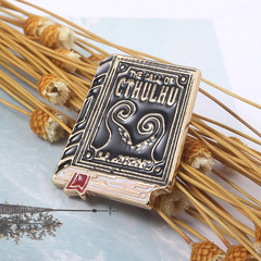 克蘇魯 The Call of Cthulhu 克蘇魯的呼喚周邊書籍胸針琺瑯徽章