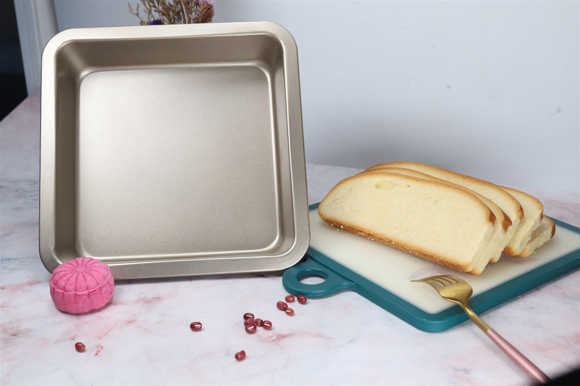 DIY正方形烤盘 不粘蛋糕模 9英寸方盘 正方形蛋糕模具 cake mould-阿里巴巴