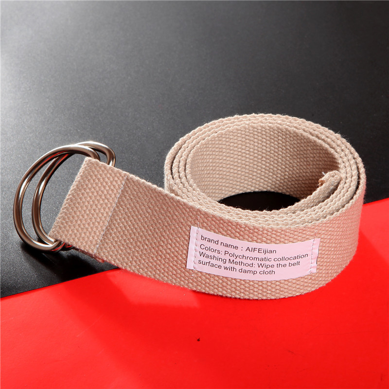 Bringing a label buckle light khaki color