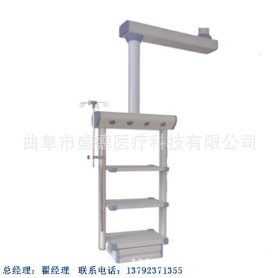 源头厂家电动升降妇科检查台 中控刹车转运床 1105单臂腔镜吊塔