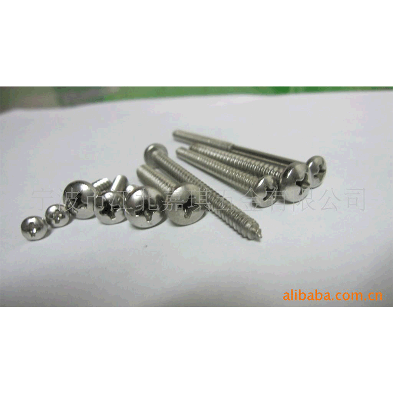 供应不锈钢圆头DI 7981十字槽自攻螺丝