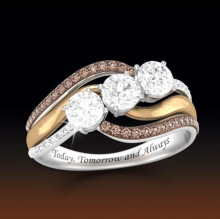 ����wish�W�������pɫ�ʯ��ָ  ���r����Ůʿ �Y���ָ ring