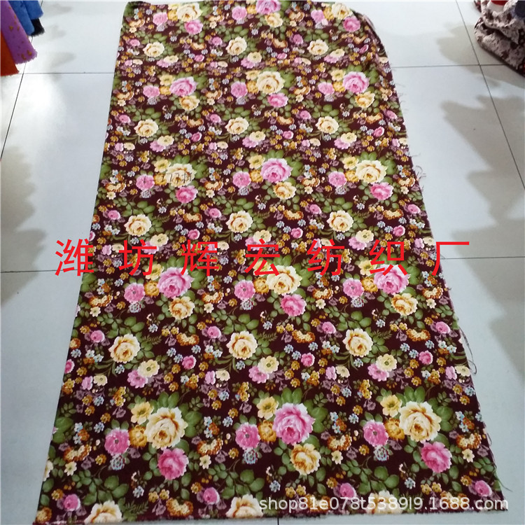 印度梭织被壳子 涤纶磨毛床单印花布床垫布销往迪拜阿联酋 非洲