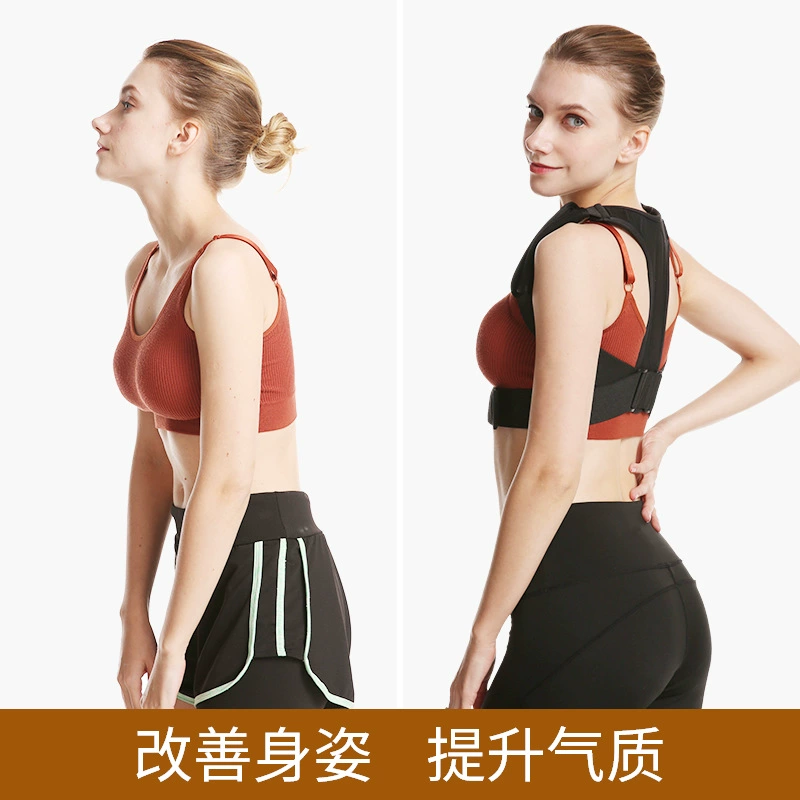 Posture corrector, breathable orthopedic corset, clips included