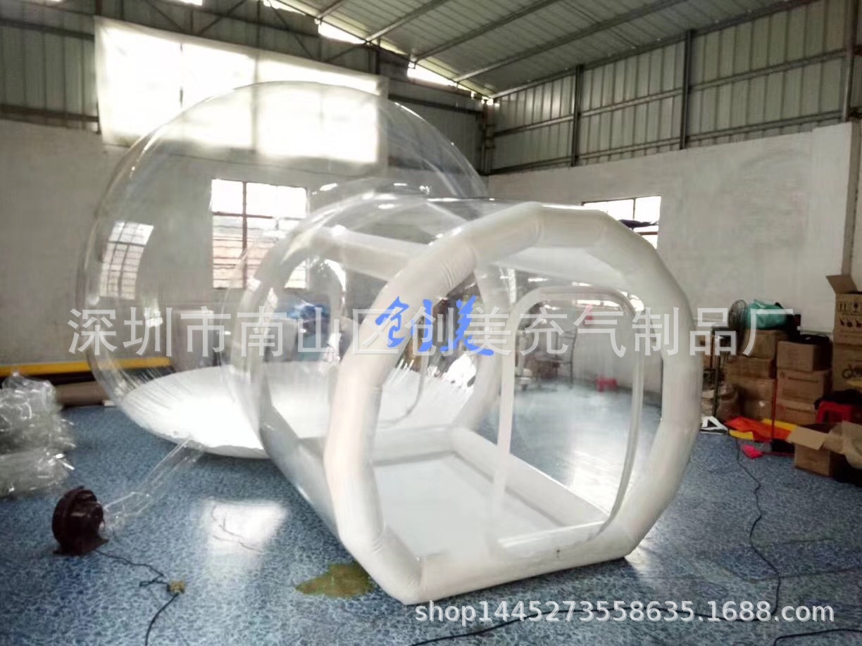 充气透明泡泡屋户外露营网红旅游度假屋山庄酒店民宿透明充气帐篷