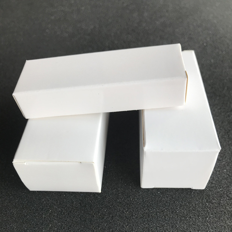 中性包装盒（70-79mm）双向开口扁平盒白卡纸盒外贸通用小白盒-阿里巴巴