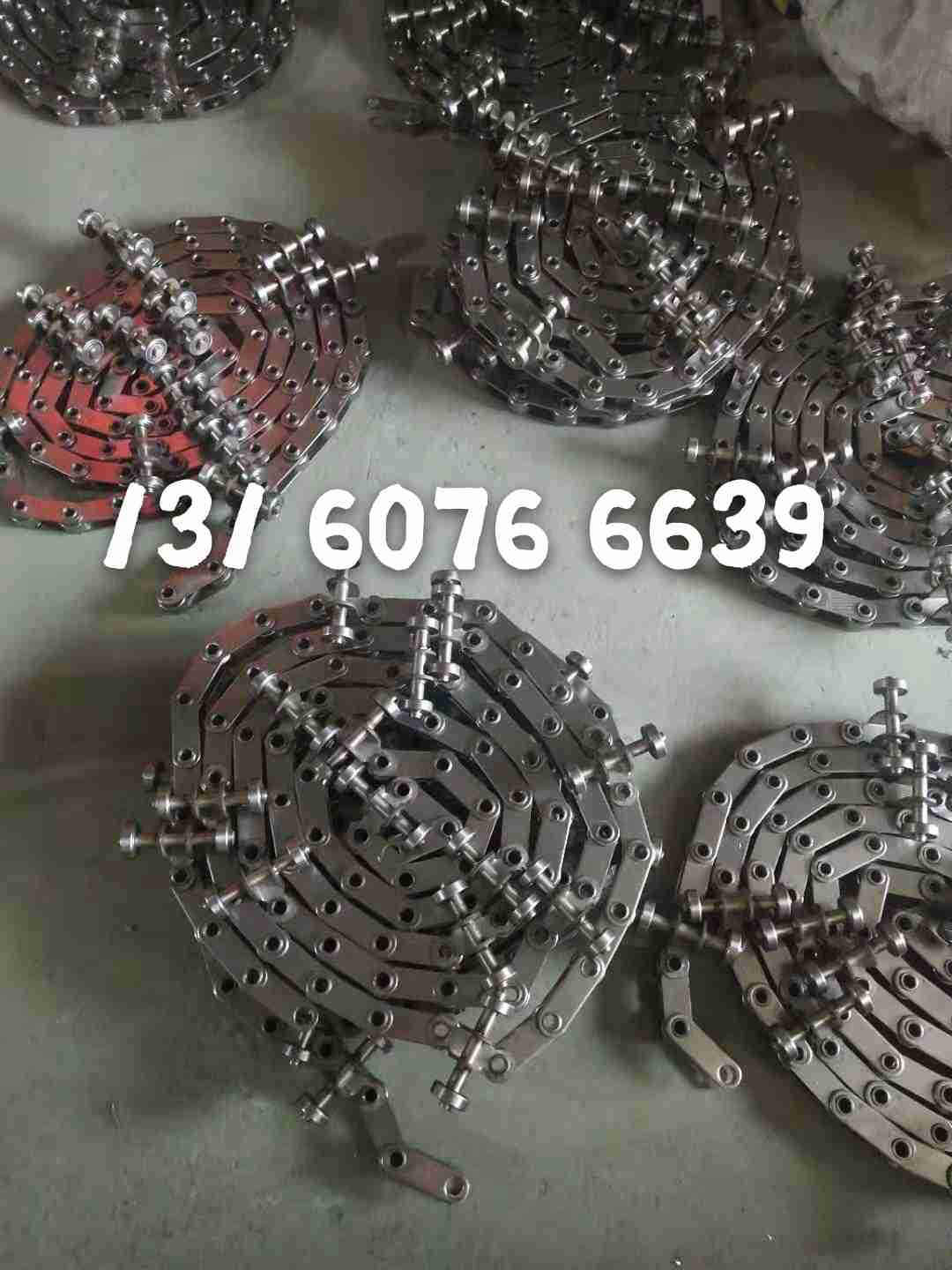 双节距50.8不锈钢链条地轨链涂装链自动线正品字链空心链喷涂治具