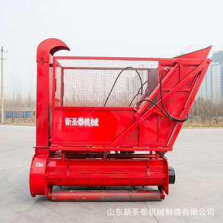拖拉机带秸秆青储回收机价格 牛羊饲养秸秆粉碎回收机青储设备