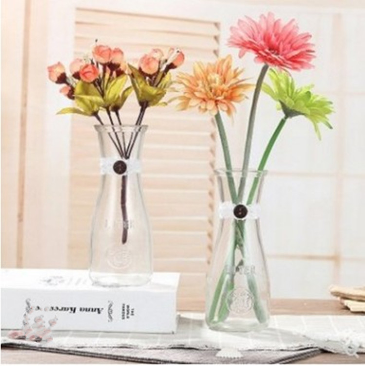 玻璃冰橘杯饮料瓶饮料杯插花瓶奶昔泡茶瓶冷饮餐饮杯