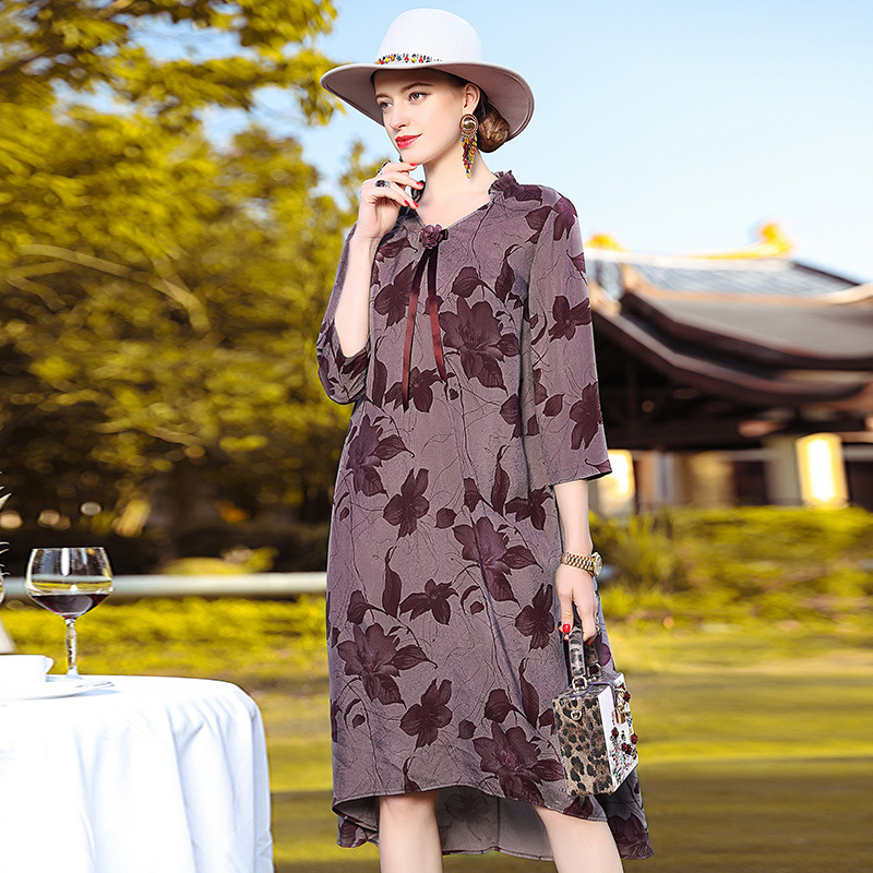 Robe femme en Velours côtelé - Ref 3335924 Image 1