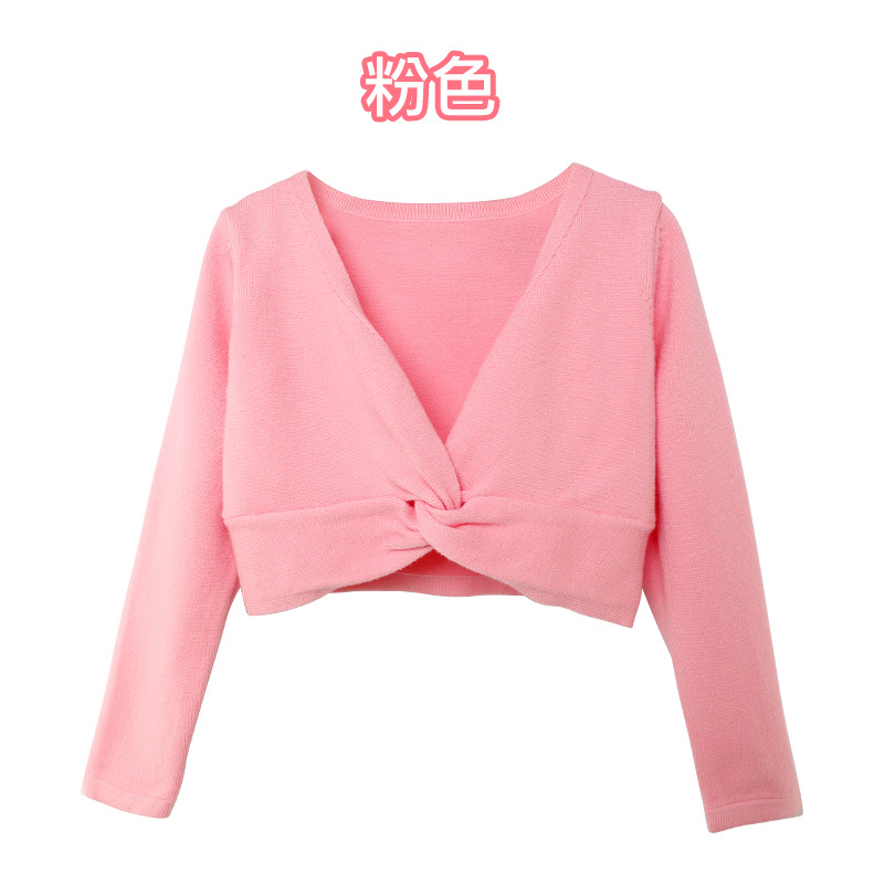 Ropa de práctica de baile suéter de mujer Ropa de baile de cuerpo adulto Ropa de baile de ballet chaqueta de manga larga caliente superior Otoño e Invierno