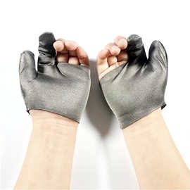 厂家批发银纤维防吃手手套 超薄透气抑菌手套宝宝戒吃手 吮指神器