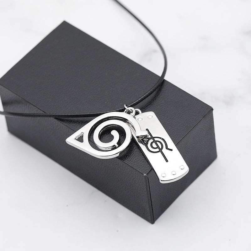 Fashion Vortex Tag Necklace Fashion Necklace Accessories Naruto Sign Rebel Ninja Necklace display picture 2