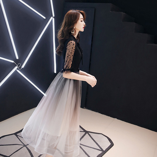 Evening Dresses cocktail party banquet dress vestido de banquete de cctel Small  evening dress female banquet
