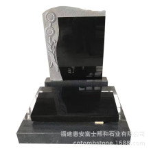 辽宁大连石料花岗岩墓碑 私人传统碑 现代父母合葬碑文范例