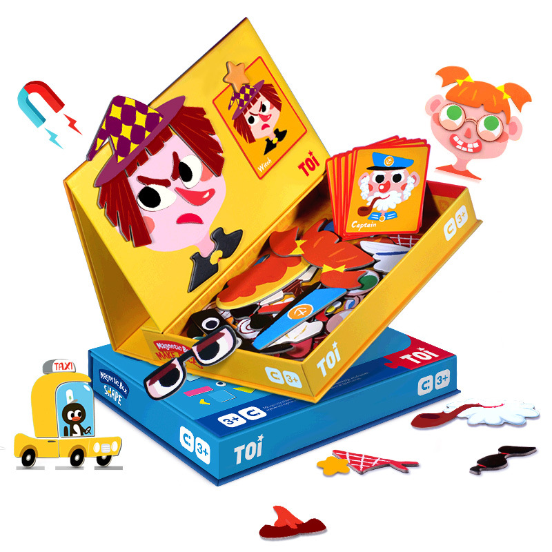 TOI磁力拼图儿童益智玩具磁性早教男孩女孩3-4-5-6岁宝宝磁力书.7