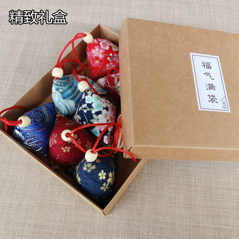 Оптовая Продажа с фабрики Дракон Лодка Фестиваль Подарочная коробка Zongzi Саше Полынь репеллент от комаров Саше Ручной Работы Антикварная сумка мини-саше