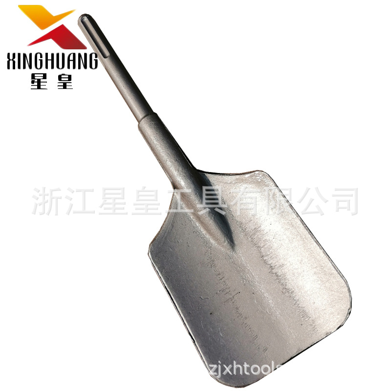 SDS-MAX 五坑长柄大四方电镐铲头凿头 混泥土挖坑大扁铲大铲