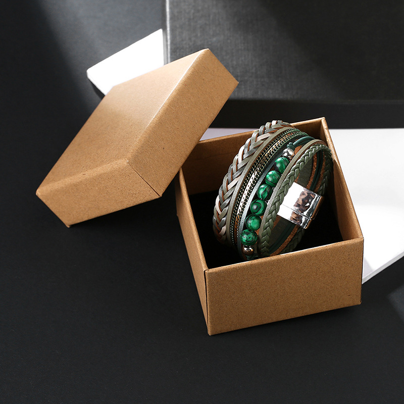 Bohemian Style Multilayer Woven Leather Bracelet