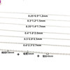 304/316 Stainless Steel Flat Mass Crown Chain Weding Out Octs Chain Platable Necklace Blocked Chain Fleee Cover Chain