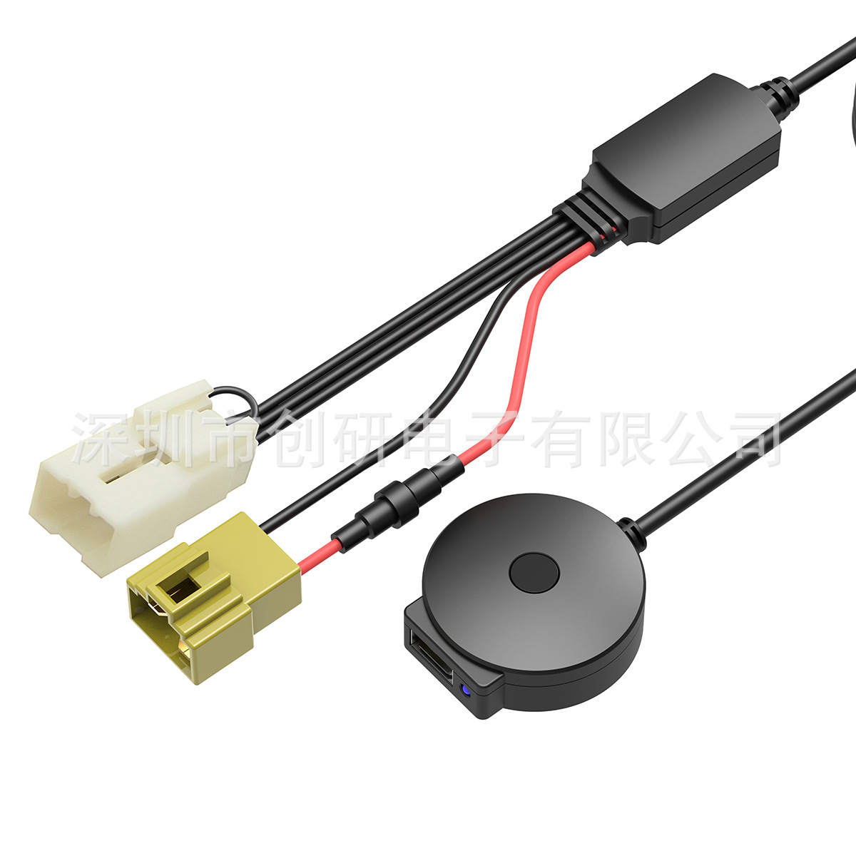 Suministros de coche Ford coche adaptador de música Bluetooth coche Cable de música AUX carga reproducir música