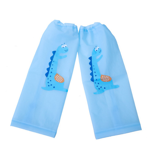 Children's leg covers, water-resistant and stain-resistant cartoon foot covers, over-the-knee rainy day baby leg covers, anti-dirty rain pants and rain shoe covers, trendy