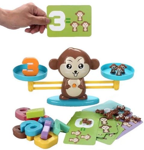 Early education puppy up puppy scale monkey scale enlightenment digital addition and subtraction math scale science and education textbook