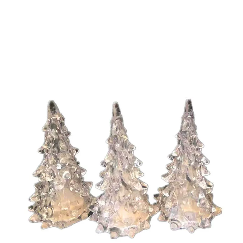 Colorful Aklien Christmas Tree Light Light Colorful Night Lantern Skin Crown Christmas Light 1C 7.5cm