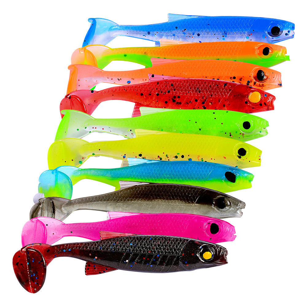 Suspending Paddle Tail Fishing Lure Soft Baits Bass Trout Fresh Water Fishing Lure