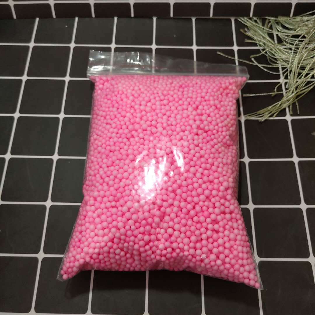 粉色泡沫球