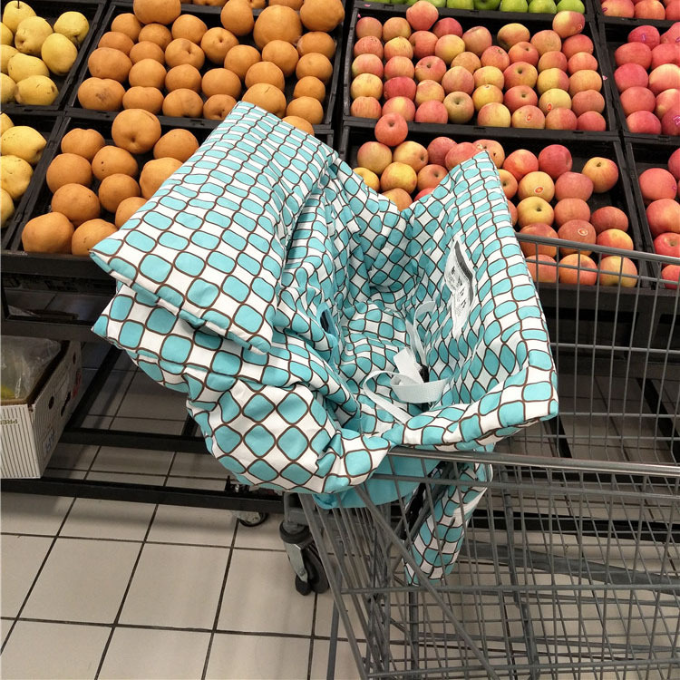 跨境厂家直销超市购物车垫婴幼儿餐椅垫宝宝出行用品保护垫防脏