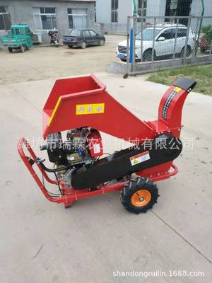 Corn Fruit tree gardens branch grinder small-scale Mobile Electric Leaf Broken sticks machine Chips Branch Crusher