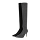 In the fall and winter of 608-6 new joker show fine with pointed knitted elastic thin boots boots, high-heeled boots knee-high socks