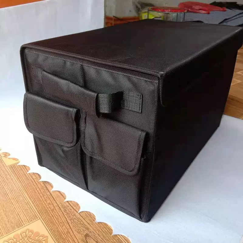 厂家新款亚马逊热卖汽车用品收纳袋整理箱收纳盒车用储物箱定制