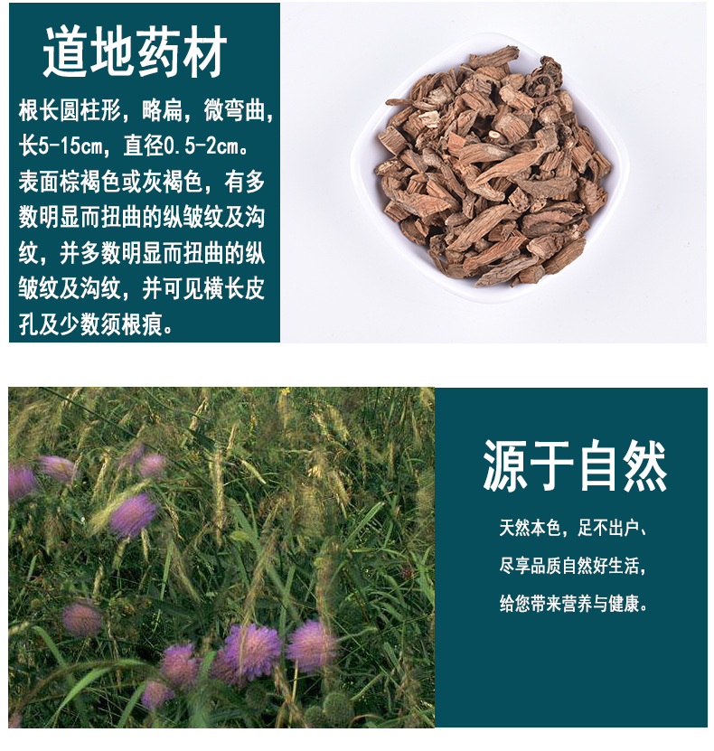 Chuan Duan (Dipsacus asper) — Sulfur-Free Dried Root Slices, 500g quality and texture