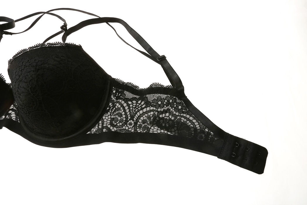 Pas de retour, pas de changement, ensemble de soutien-gorge froncé fin et épais, soutien-gorge en dentelle, sous-vêtements pour femmes_voghion.com