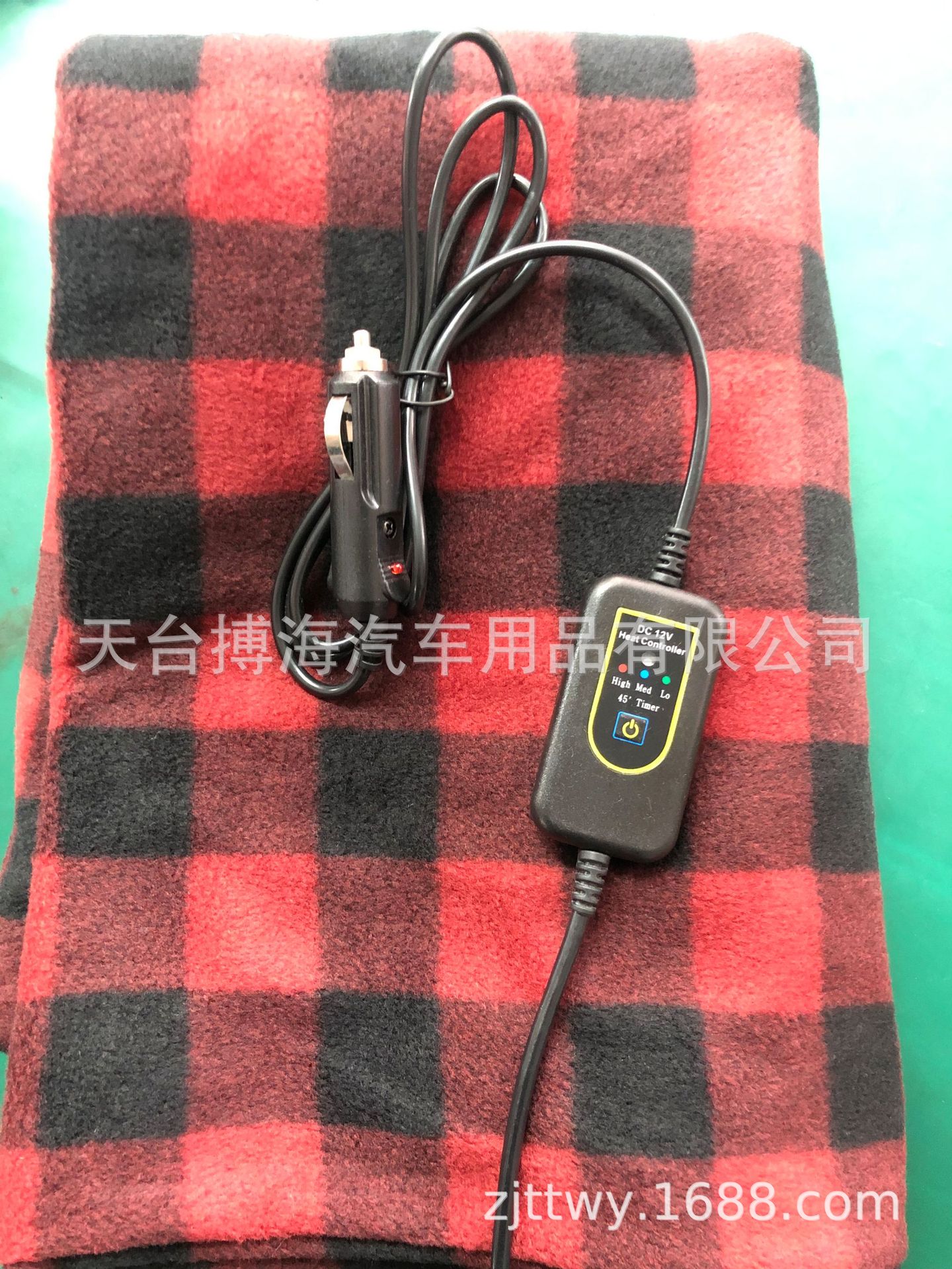 레드 블랙 격자 무늬