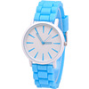 Fashionable silica gel ultra thin watch, quartz watches