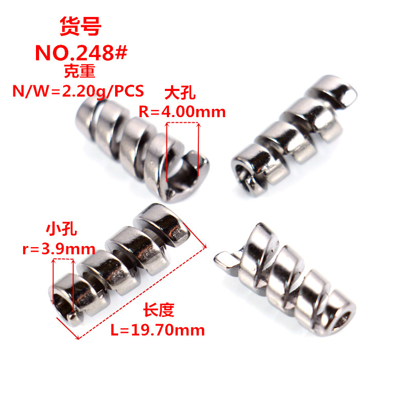 合金复古吊钟 圆柱体绳扣 枪色白镍金色调节吊钟